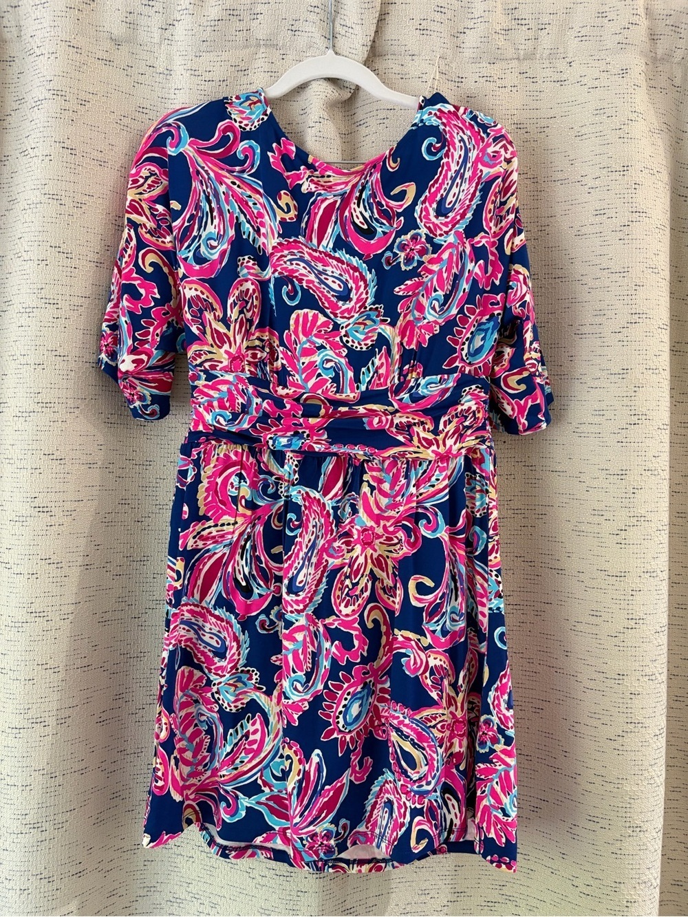 Lilly Pulitzer Parigi Boat Neck Romper in “Multi Flitting About” NWT - Picture 5 of 9